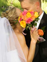 Second marriages bride groom partner