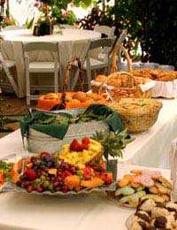Wedding breakfast catering caterers 