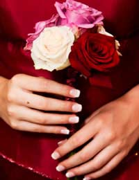 Bridesmaids attendants bouquets 